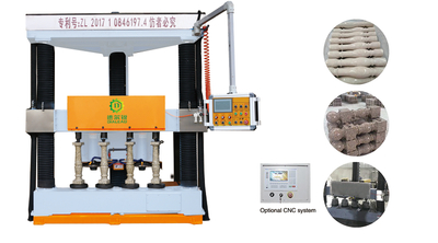 4 Heads Column Stone Cutting Machine